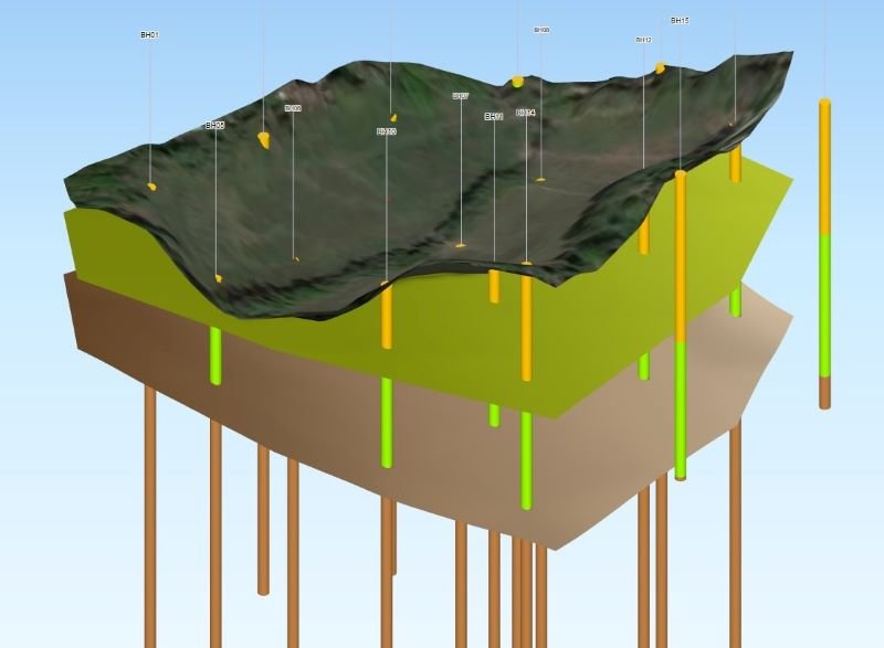 3D ground model from QGIS